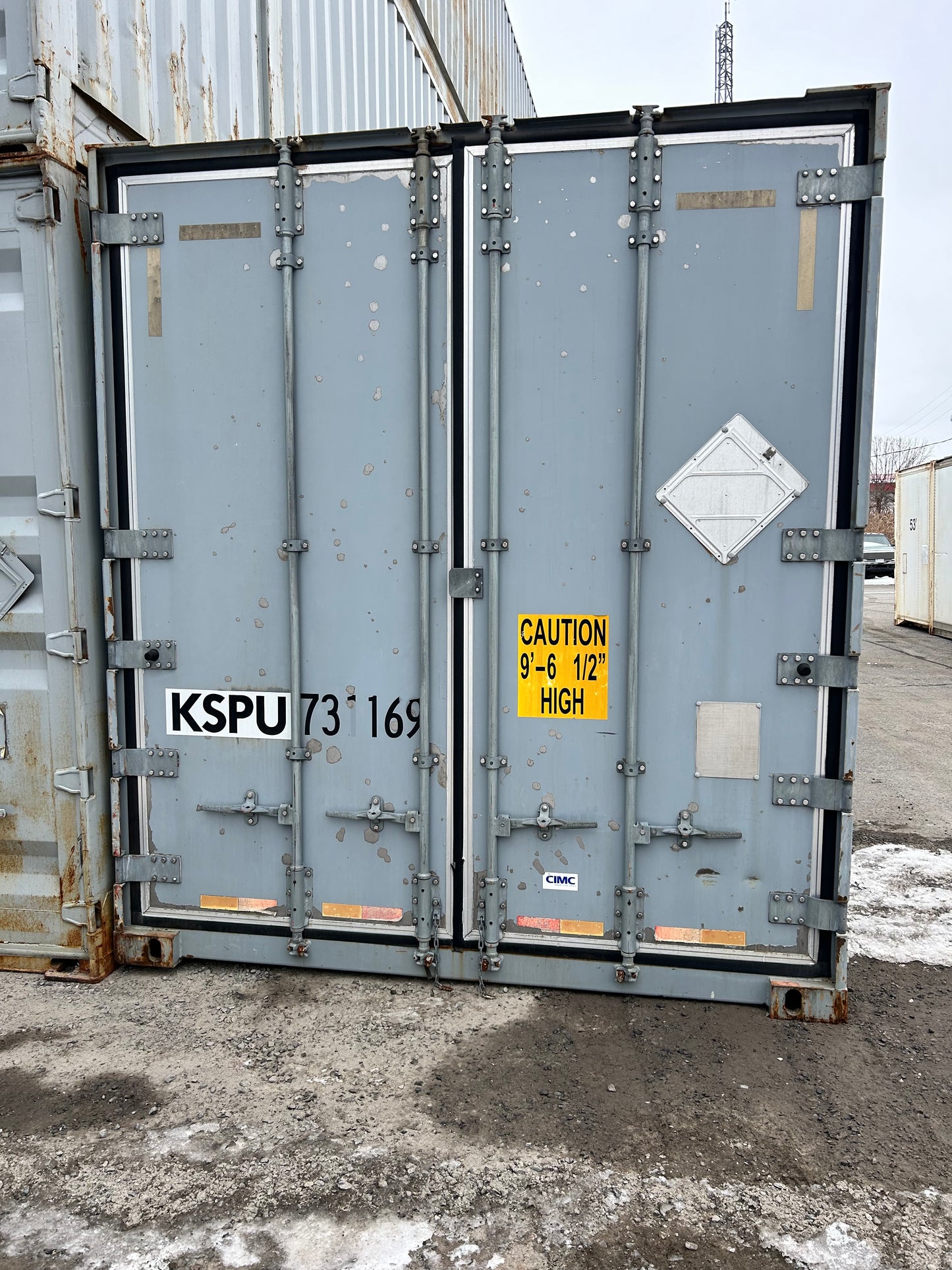 53 ft Heater containers