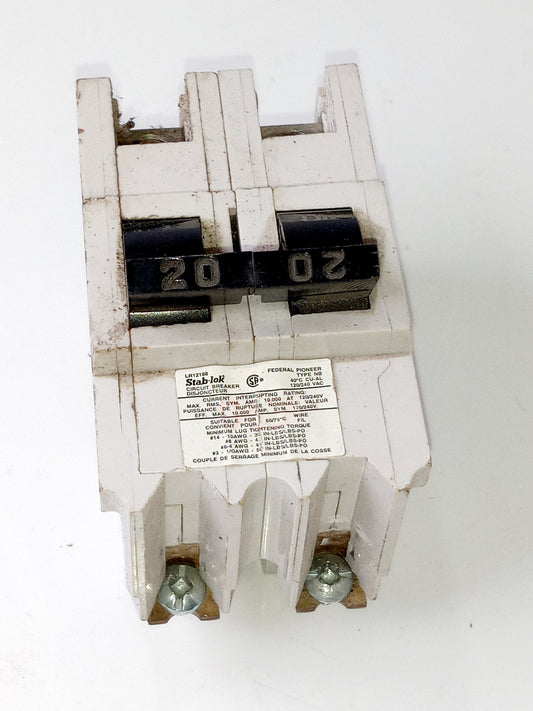 20A 2-Pole Circuit Breaker Type NA/NB