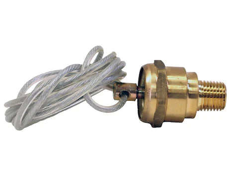 3/8" Air Tank Drain Valve W/ 60" Cable